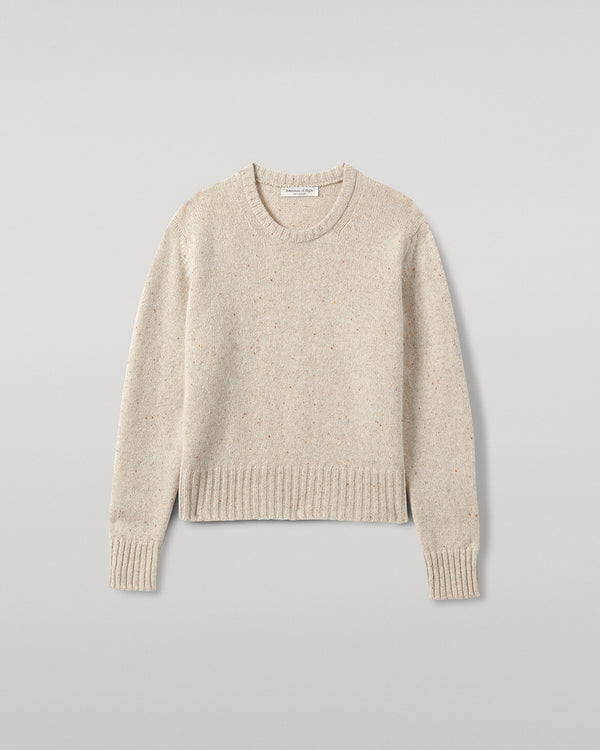 Johnstons Of Elgin Donegal Cashmere Cream Jumper