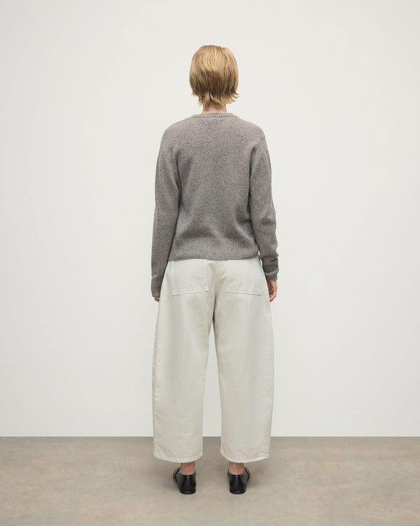 Johnstons Of Elgin Donegal Cashmere Grey Cardigan