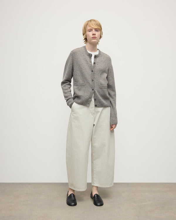 johnstons of elgin Donegal Cashmere Grey Cardigan