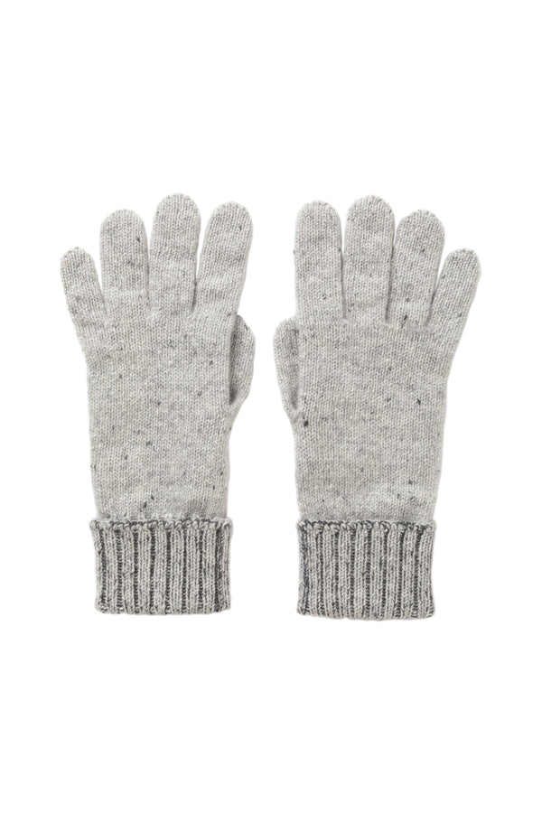 johnstons of elgin Donegal Cashmere Grey Gloves