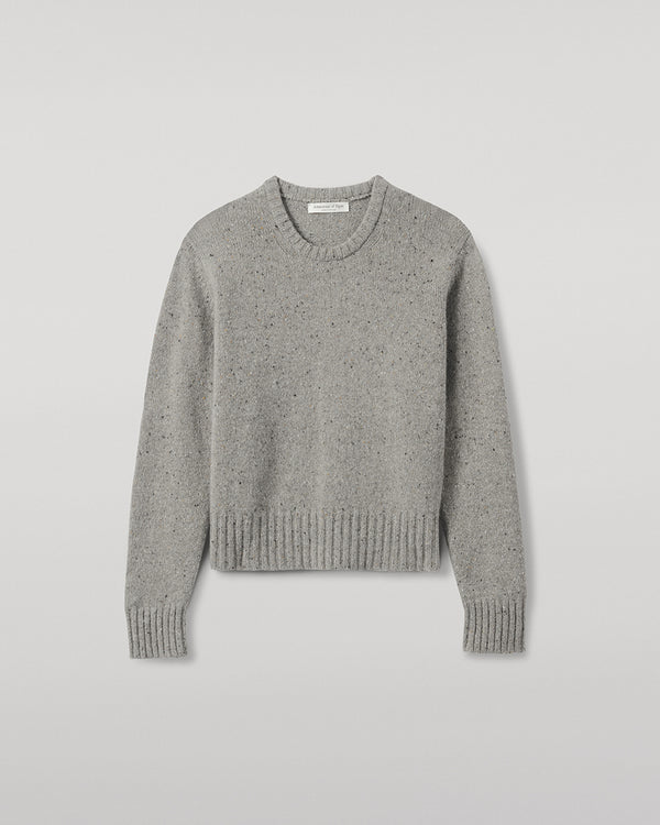 Johnstons Of Elgin Donegal Cashmere Grey Jumper