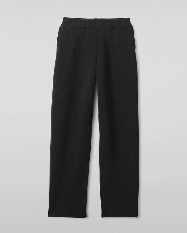 Johnstons Of Elgin Double-Face Black Joggers