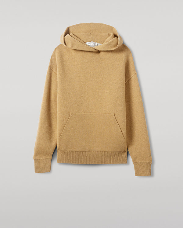 Johnstons Of Elgin Double-Face Camel Hoodie