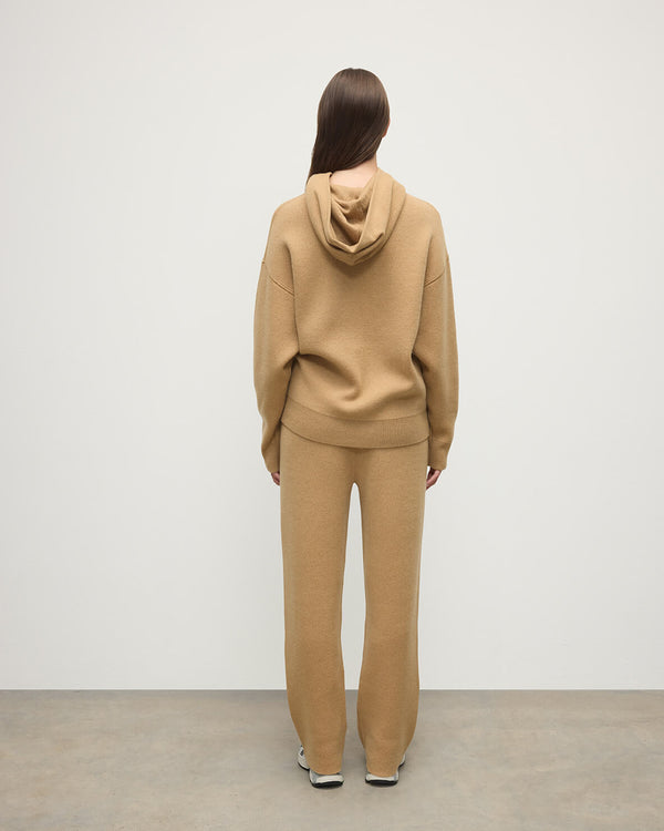 Johnstons Of Elgin Double-Face Camel Hoodie