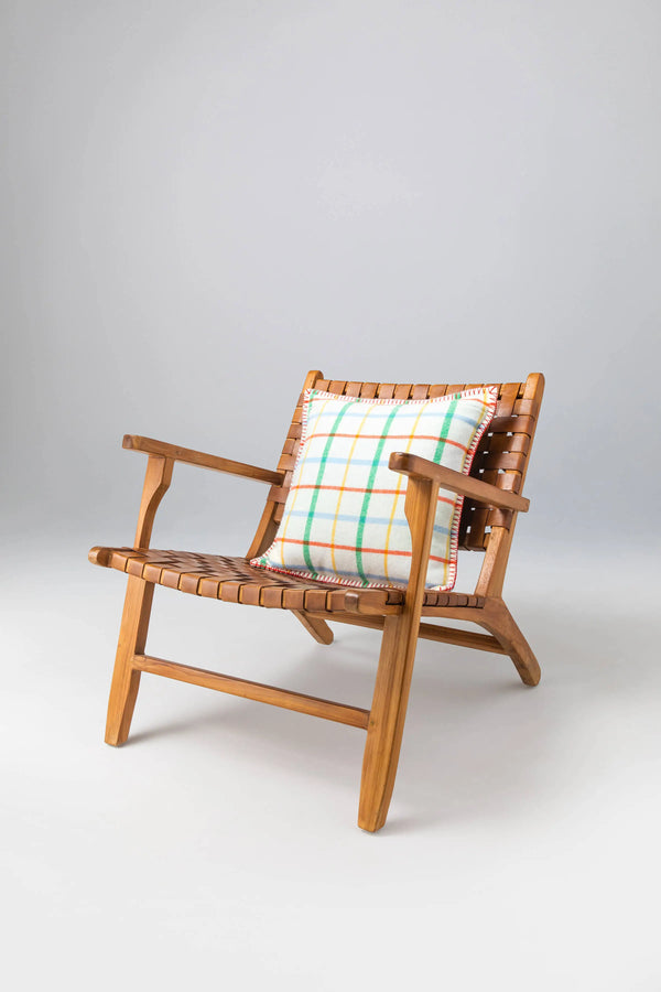 Johnstons Of Elgin Double Face Check Cushion