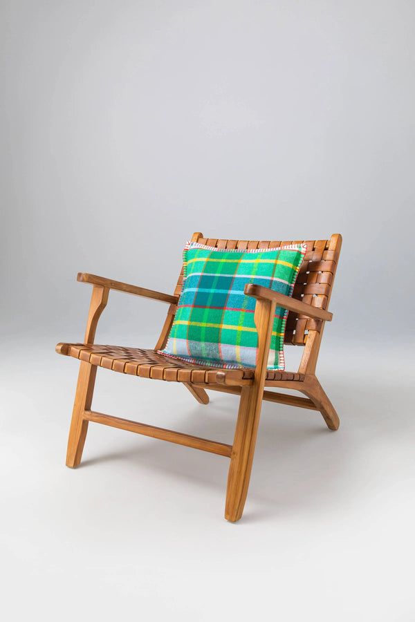 Johnstons Of Elgin Double Face Check Cushion