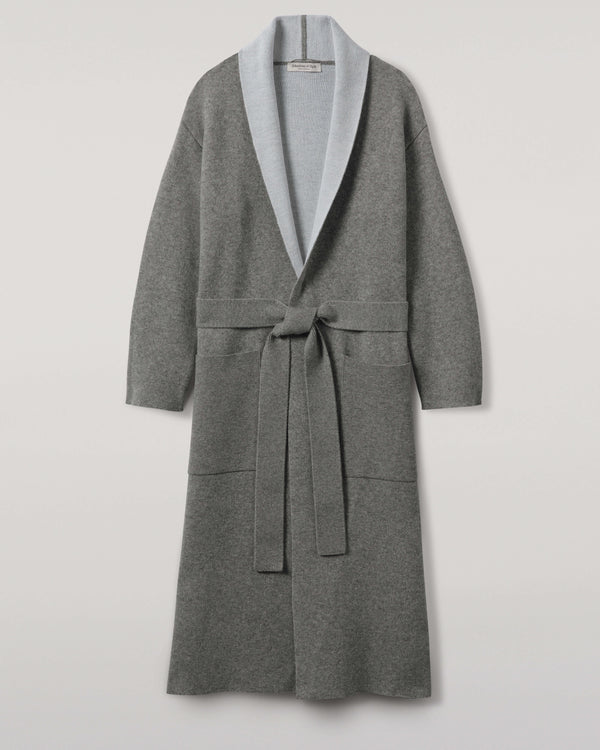 Johnstons Of Elgin Double-Face Grey Cardigan