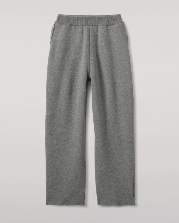 Johnstons Of Elgin Double-Face Grey Joggers