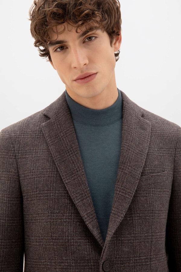 Johnstons Of Elgin Glen Check Tweed Jacket