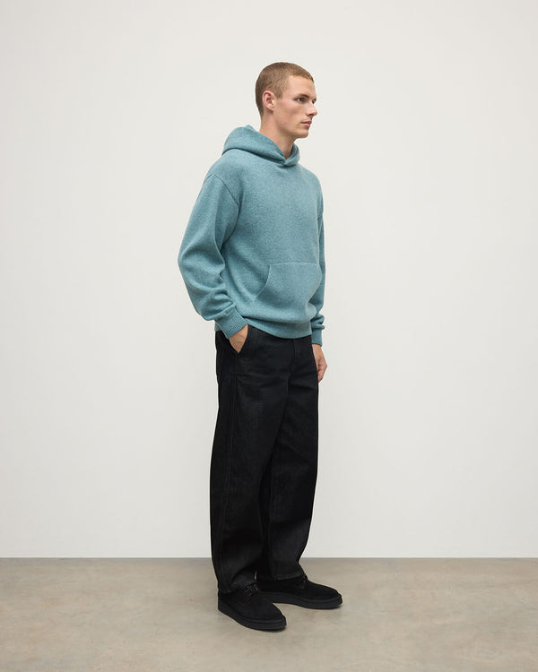 Johnstons Of Elgin Green Cashmere Hoodie