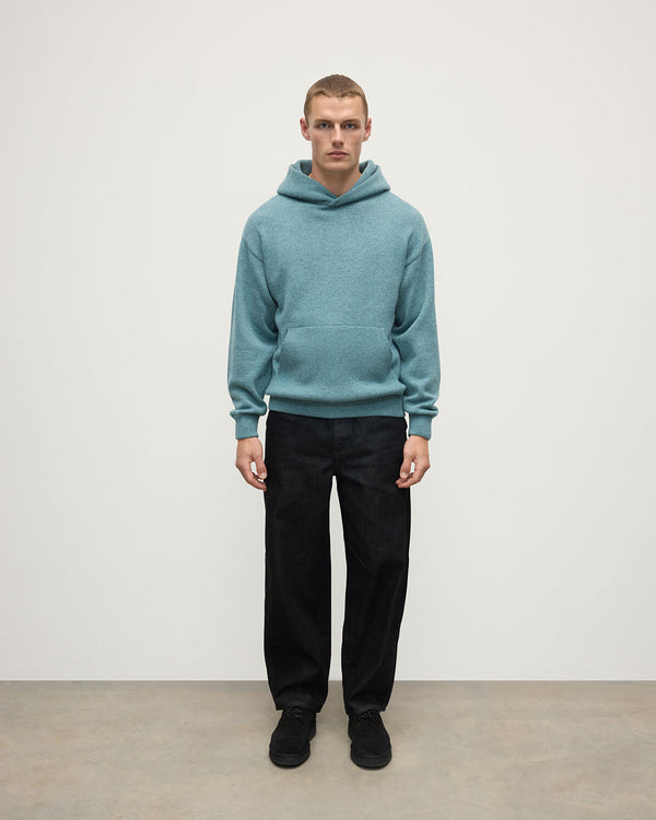 johnstons of elgin Green Cashmere Hoodie