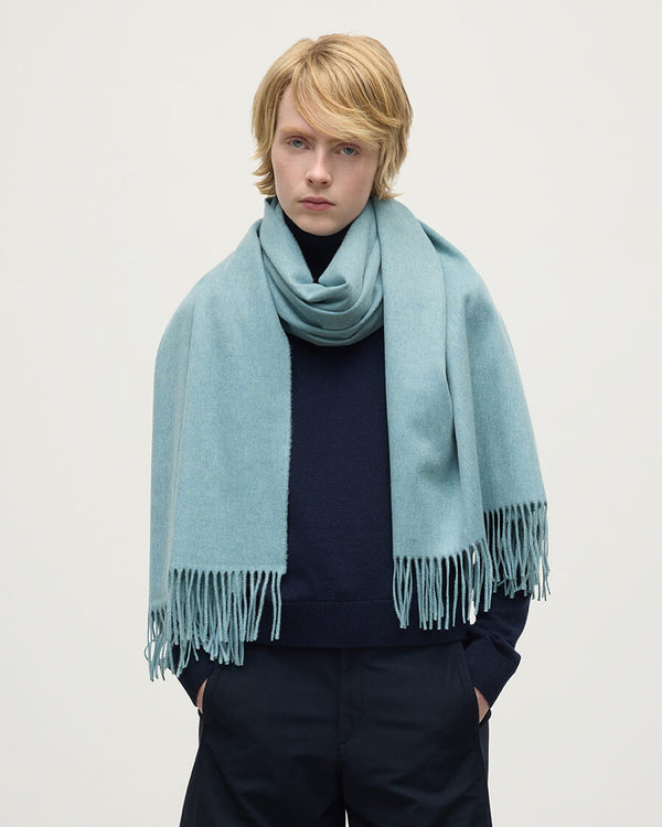 Johnstons Of Elgin Green Cashmere Stole