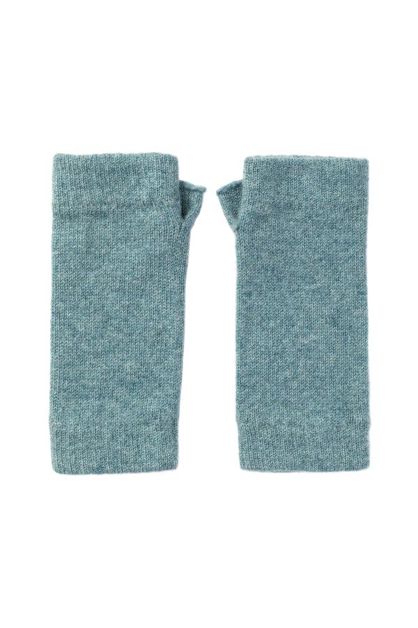 johnstons of elgin Green Cashmere Wrist Warmers