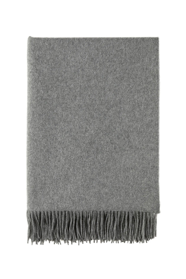 Johnstons Of Elgin Grey Cashmere Throw