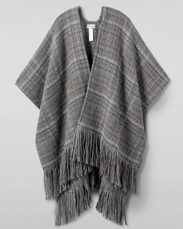 Johnstons Of Elgin Grey Texture Cape