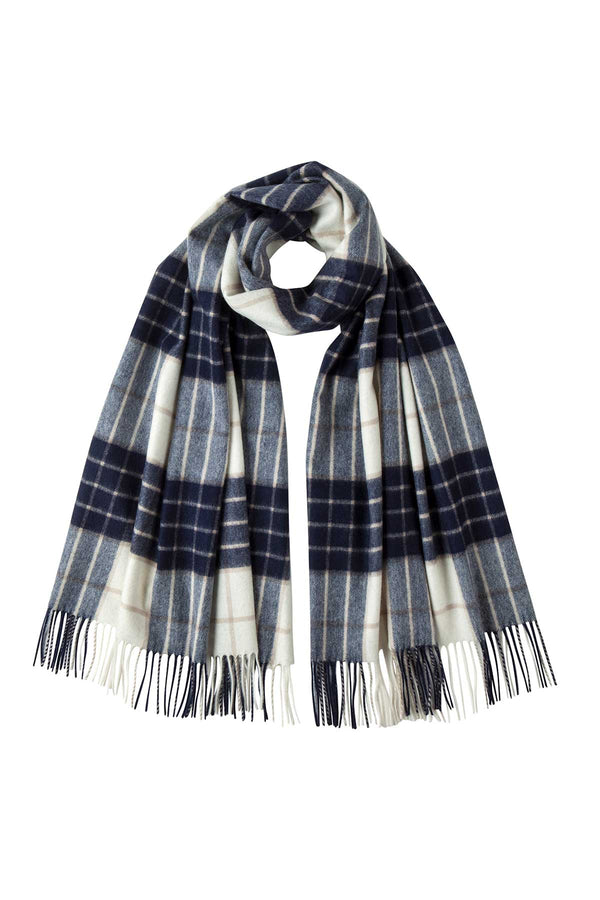 johnstons of elgin Knockmore Tartan Cashmere Stole