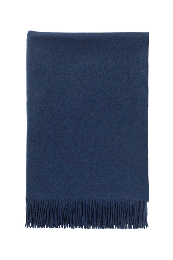 Johnstons Of Elgin Mid Blue Cashmere Throw