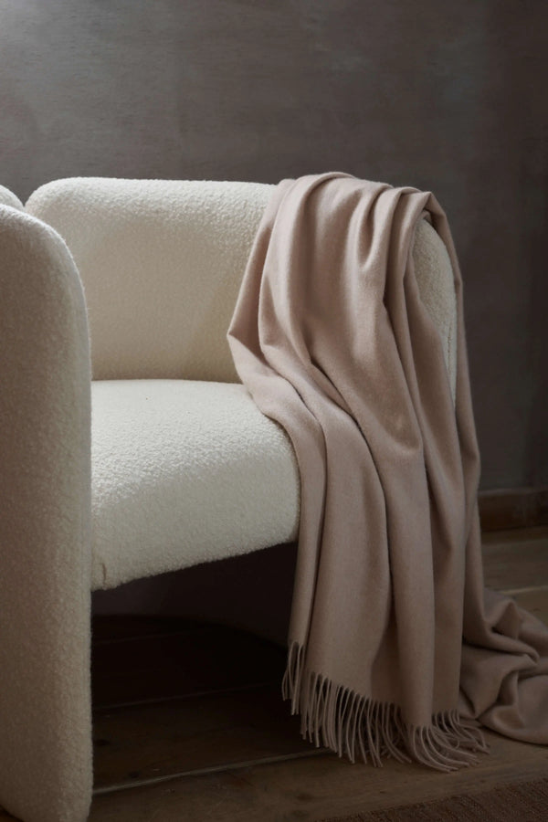 Johnstons Of Elgin Natural Cashmere Throw