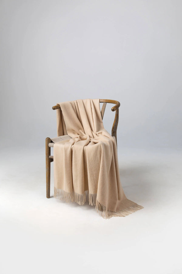 johnstons of elgin Natural Cashmere Throw