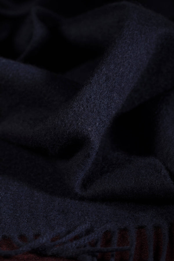 Johnstons Of Elgin Navy Cashmere Scarf
