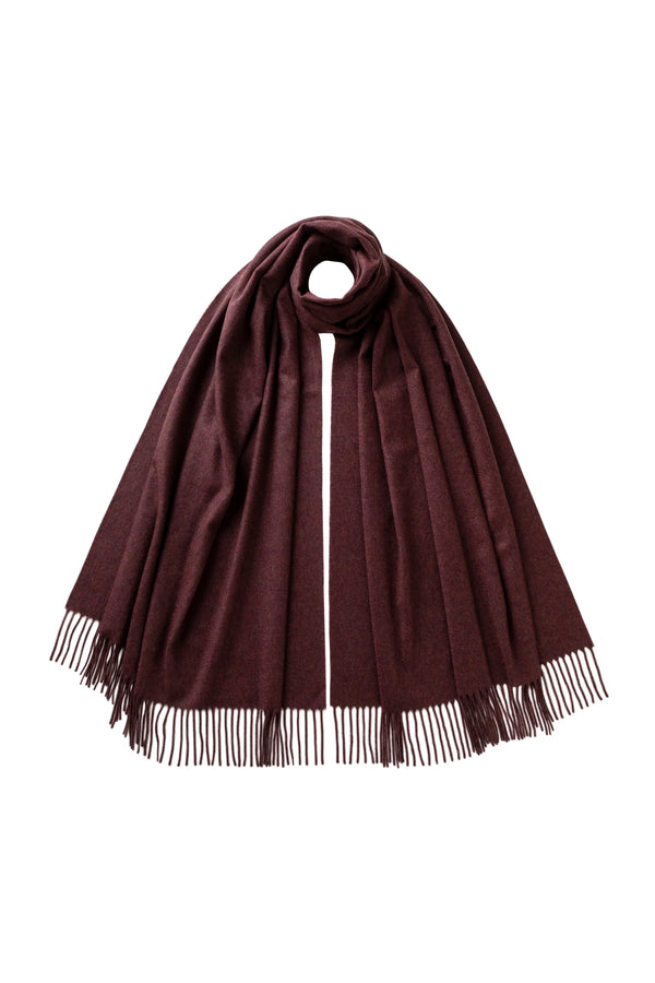 johnstons of elgin Purple Cashmere Stole