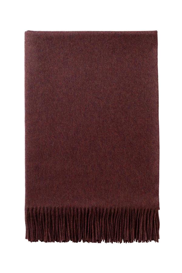 Johnstons Of Elgin Purple Cashmere Throw