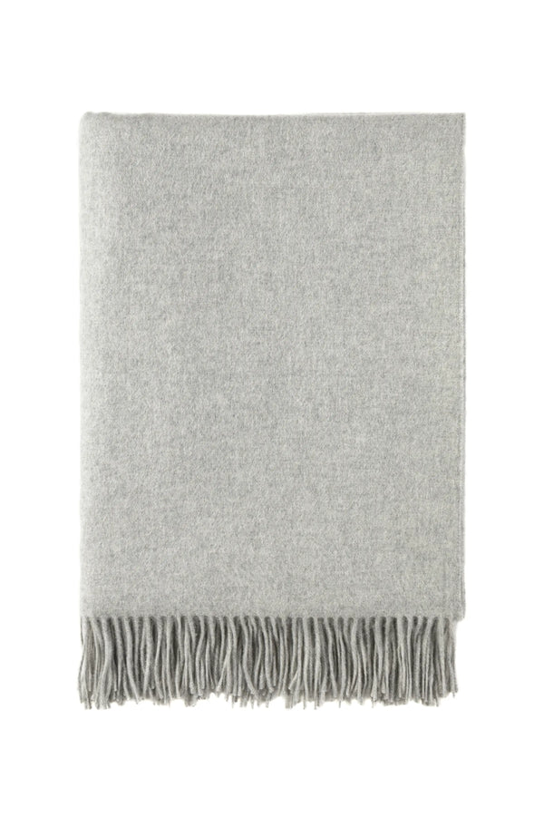 Johnstons Of Elgin Silver Cashmere Throw