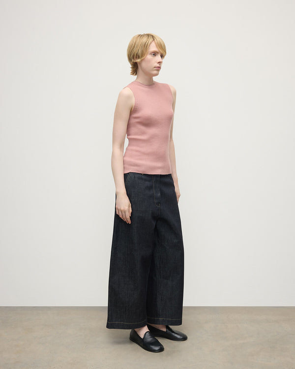 Johnstons Of Elgin Sleeveless Pink Tank Top