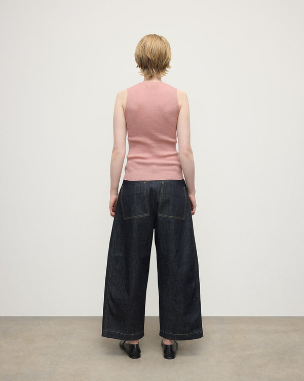 Johnstons Of Elgin Sleeveless Pink Tank Top