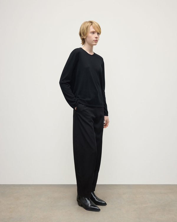 Johnstons Of Elgin Superfine Cashmere Black Jumper