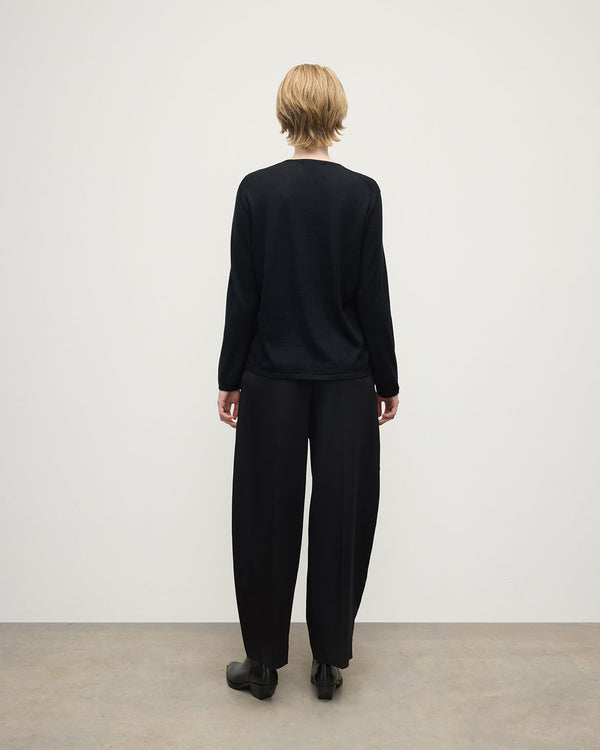 Johnstons Of Elgin Superfine Cashmere Black Jumper