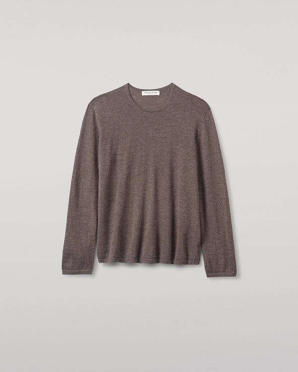 Johnstons Of Elgin Superfine Cashmere Brown Jumper