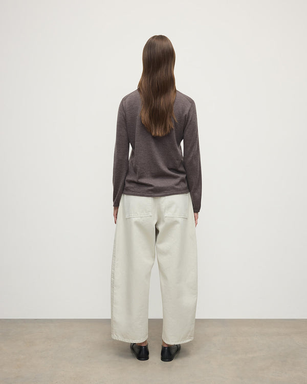 Johnstons Of Elgin Superfine Cashmere Brown Jumper