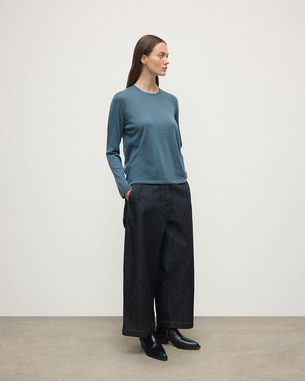 Johnstons Of Elgin Superfine Cashmere Green Jumper