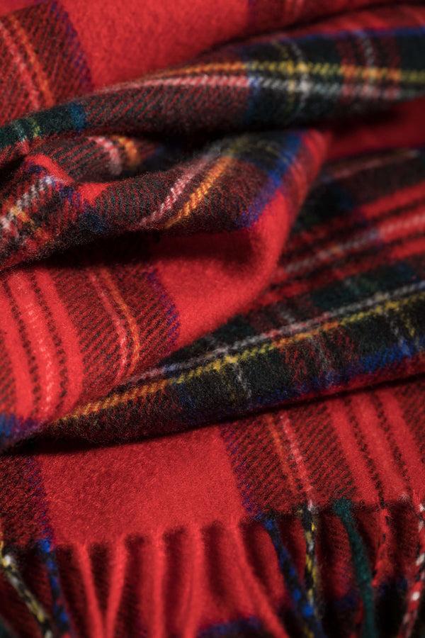 Johnstons Of Elgin Tartan Cashmere Stole