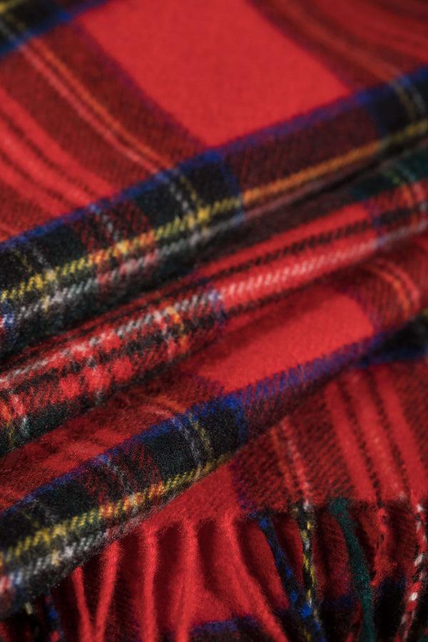 Johnstons Of Elgin Tartan Cashmere Stole