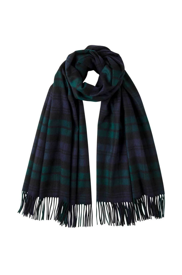 johnstons of elgin Tartan Cashmere Stole