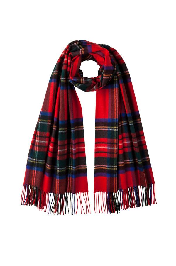 johnstons of elgin Tartan Cashmere Stole