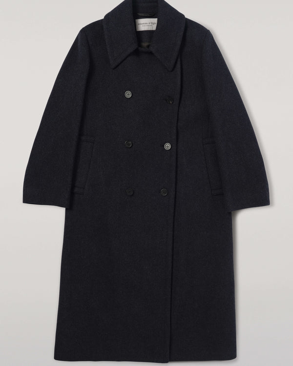 Johnstons Of Elgin The Great Coat In Green