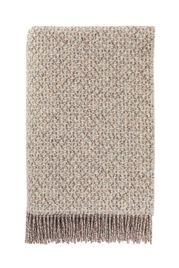 Johnstons Of Elgin Tweed Texture Natural Throw