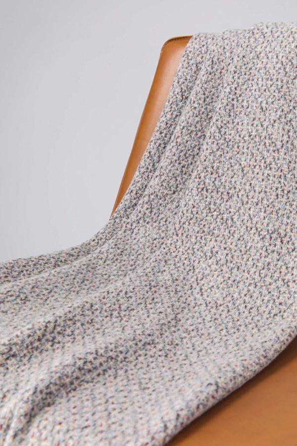 Johnstons Of Elgin Tweed Texture Natural Throw