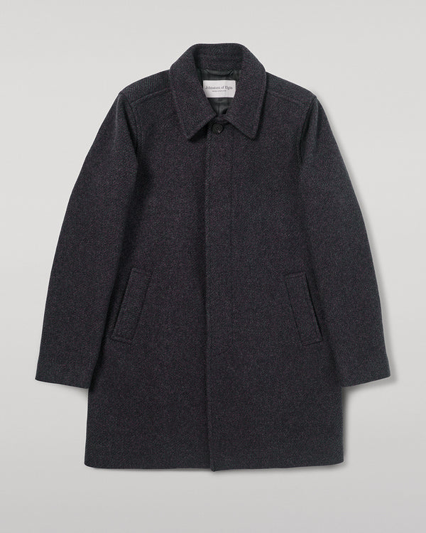 Johnstons Of Elgin Wool Grey Car Coat