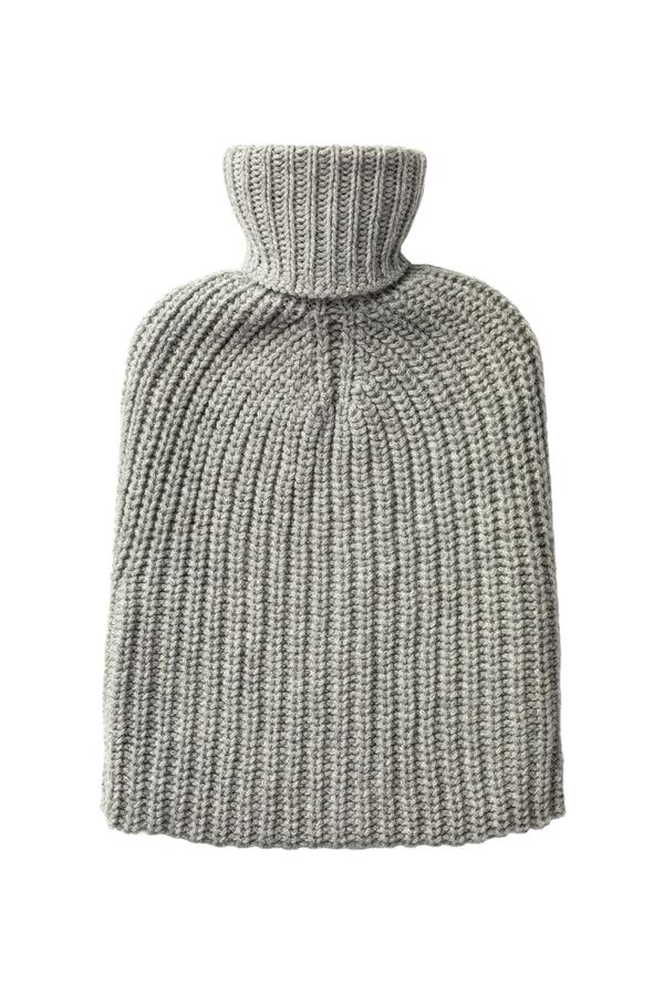 johnstons of elgin Light Grey Cashmere Hot Water Bottle Cover