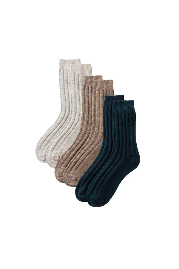 johnstons of elgin Men's Cashmere Lounge Socks Gift Set