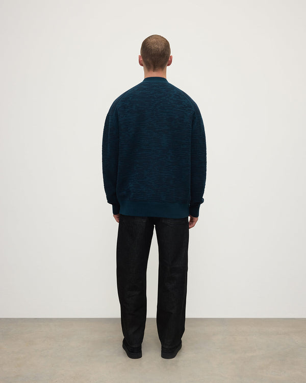 Johnstons Of Elgin Plaited Texture Dark Green Cashmere Cardigan