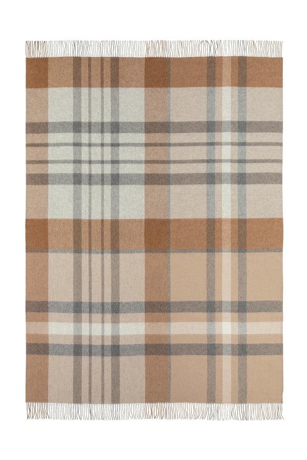 Johnstons Of Elgin Reversible Cashmere Leven Check Throw