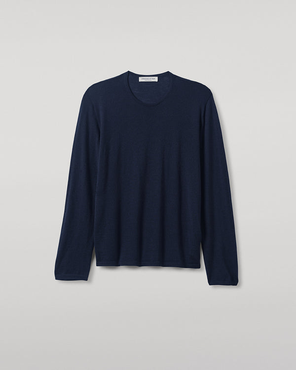 Johnstons Of Elgin Superfine Cashmere Dark Navy Jumper