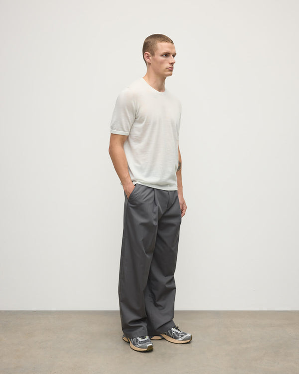 Johnstons Of Elgin Superfine Cashmere White T-Shirt