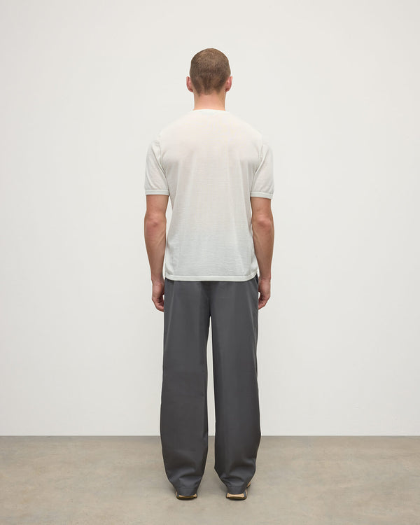 Johnstons Of Elgin Superfine Cashmere White T-Shirt
