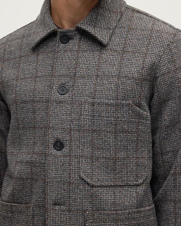 Johnstons Of Elgin The Weavers Jacket Peregrine Tweed Windowpane